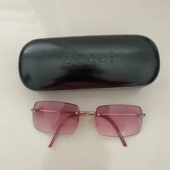Gucci | Accessories | Vintage Gucci Pink Sunglasses | Poshmark display picture 1